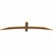 Ekena Millwork Bellingham Timber Gable Bracket, Western Red Cedar, 72"W x 15"H x 1 1/2"D x 3 1/2"F, 5/12 Pitch GBW072X15X0204BEL00SWR - alternate 2